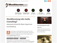 Tablet Screenshot of musikberater.com